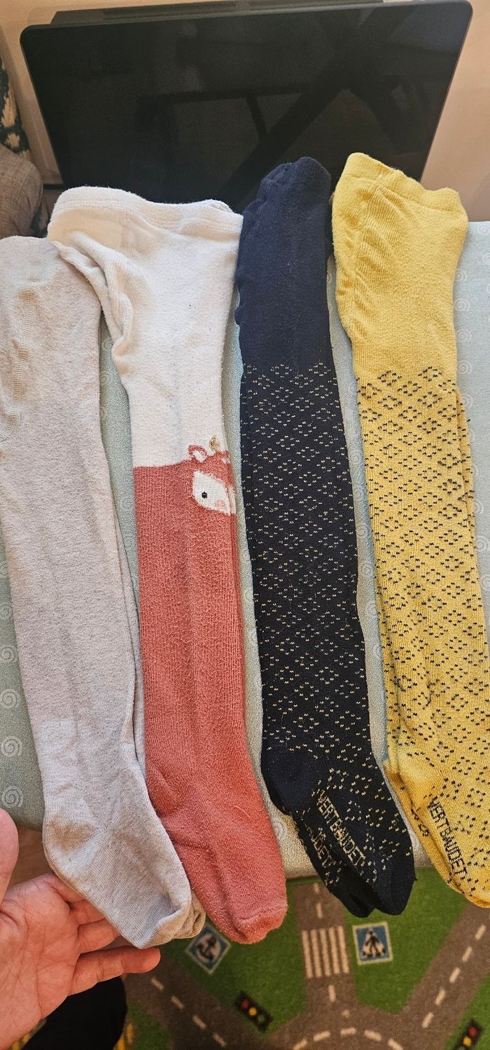 Lot collants fille 23/26 H&M