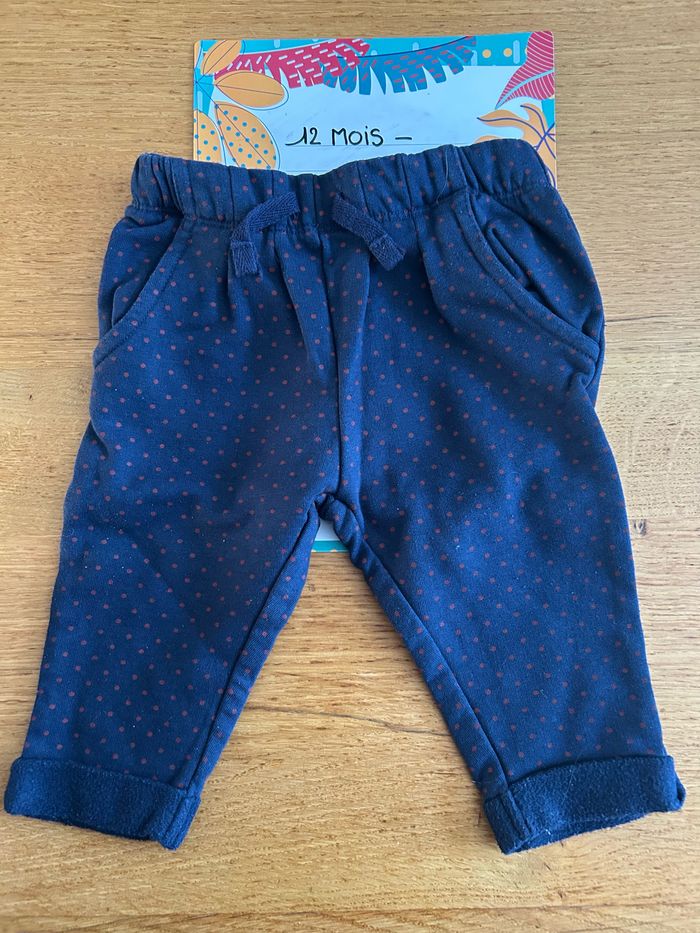 Lot de pantalon/jogging fille - 3 pièces - 12 mois - photo numéro 5
