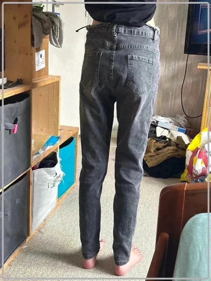 Jeans taille 38 marque kxq - photo numéro 4