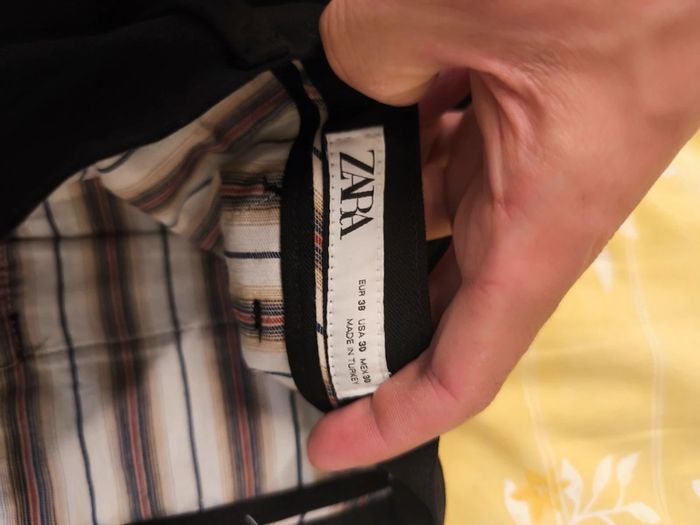 Pantalon Zara Femme Taille 38 Noir - photo numéro 2