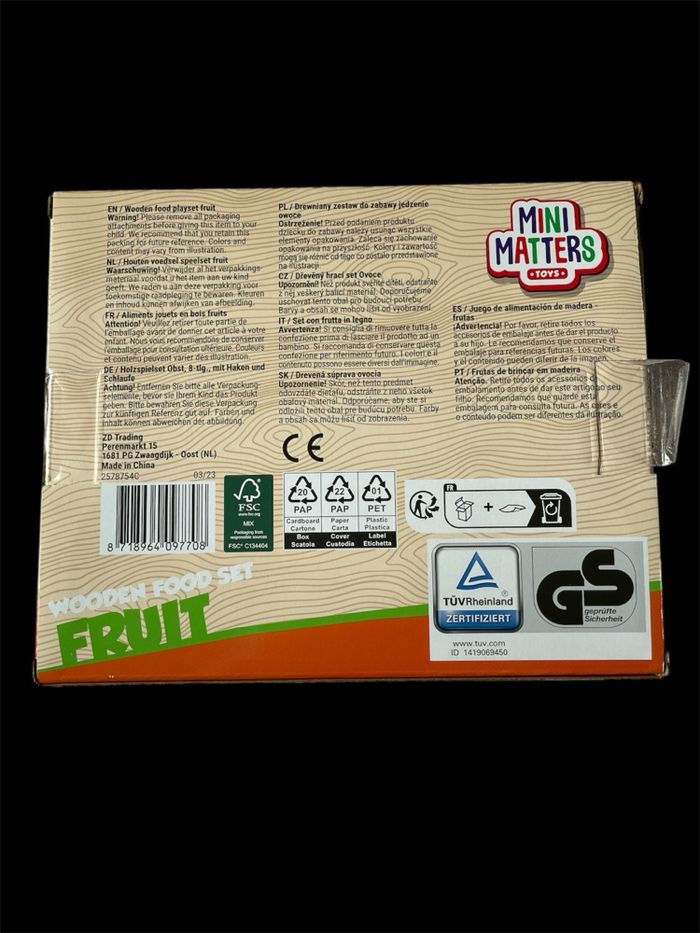 Jeu de cuisine en bois - photo numéro 3