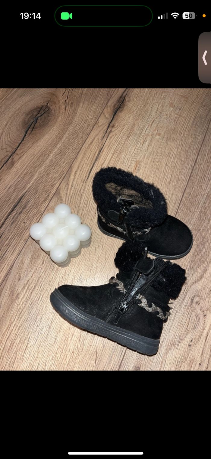 Bottines noir taille 20 - chaussea - photo numéro 2