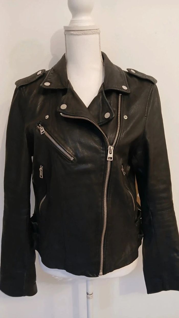 Perfecto en cuir Pull & Bear - photo numéro 2