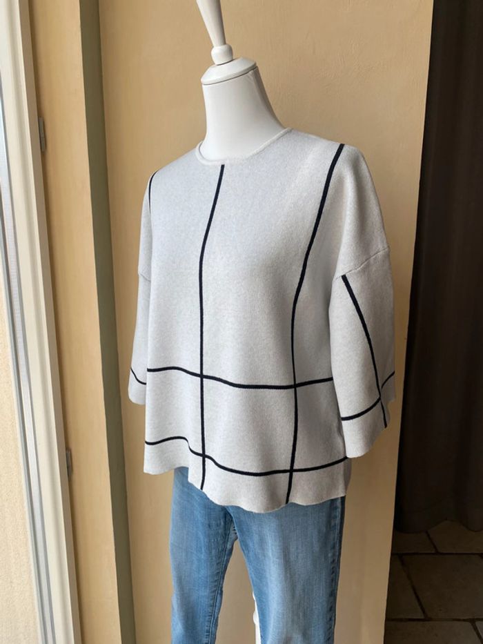 Pull 1/2 rayé Sweewë M/L - photo numéro 5