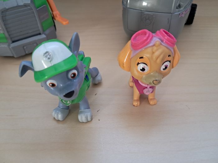 Lot de 2 personnages pat patrouille et leurs véhicules - photo numéro 4