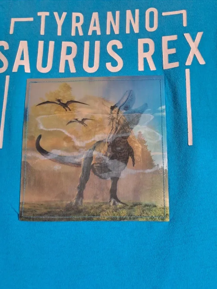 T-shirt garçon 5-6 ans comme neuf hologramme Today - photo numéro 2