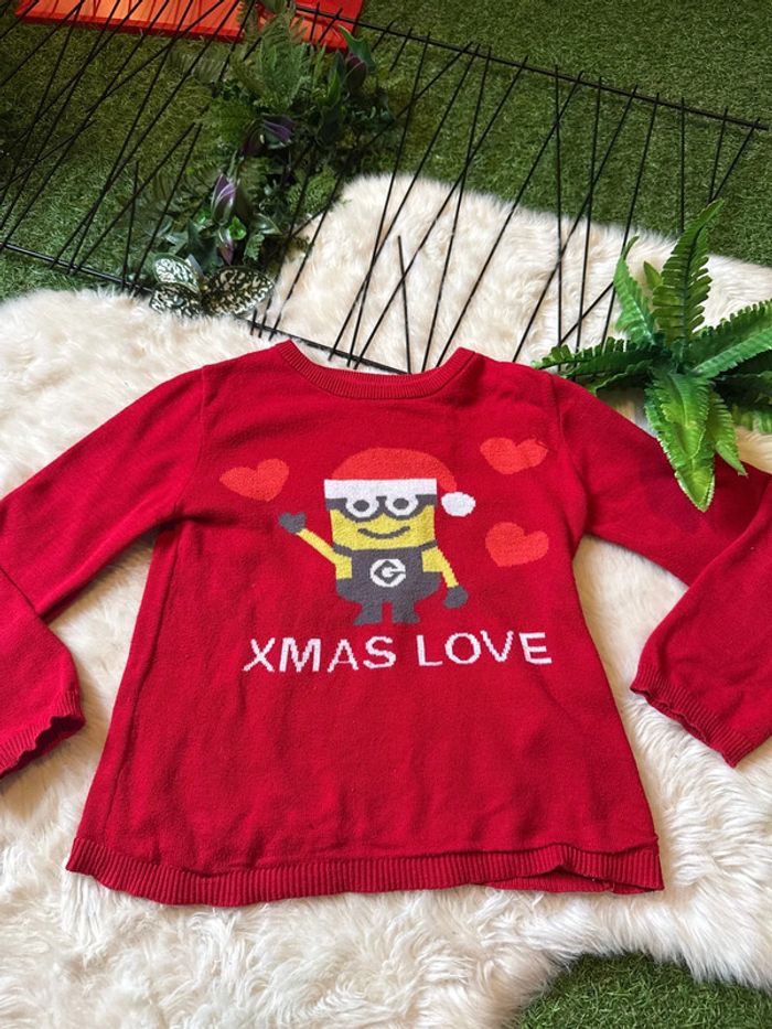 Pull minions de Noel garçon 6 ans - photo numéro 4