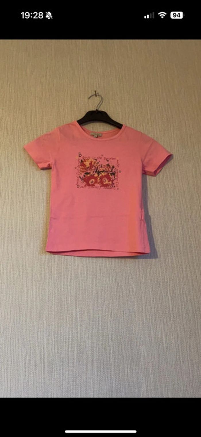 T-shirt rose 8 ans