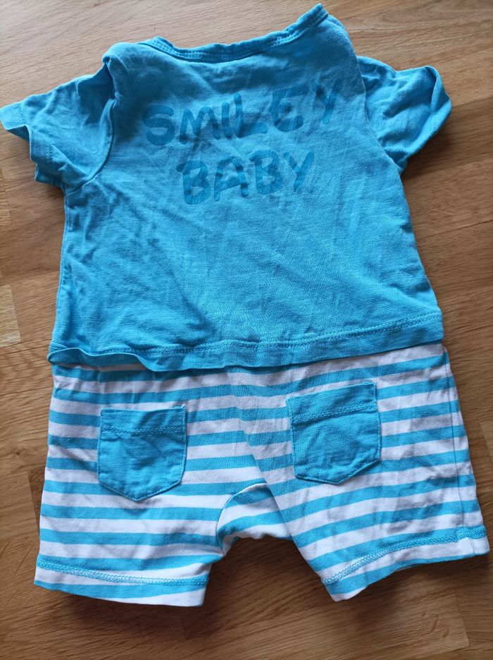 Combi-short 9 mois smiley - photo numéro 2