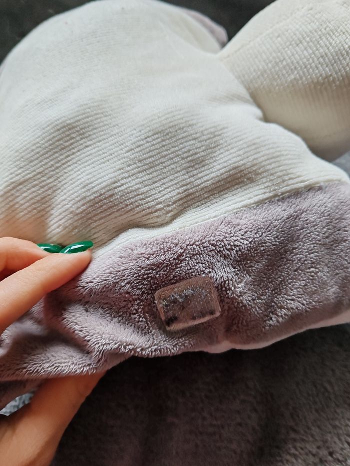 Coussin doudou obaibi beige mouton - photo numéro 3