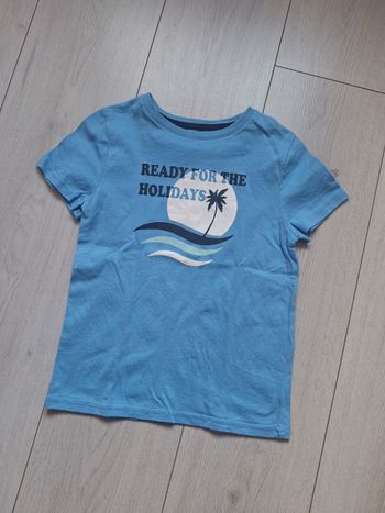tee shirt bleu 