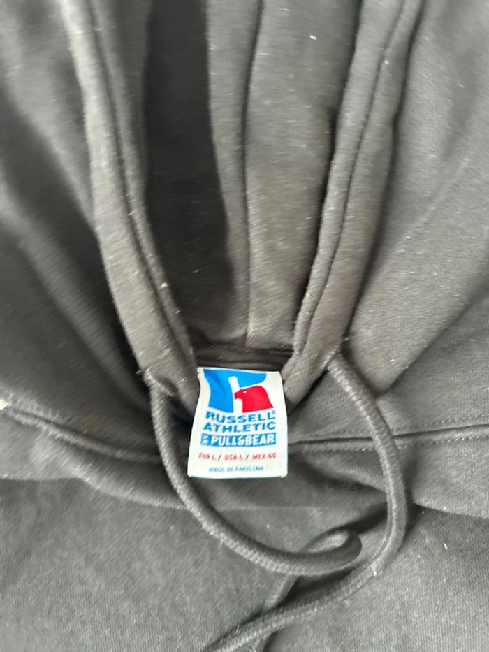 Sweat à capuche noir et blanc - photo numéro 5