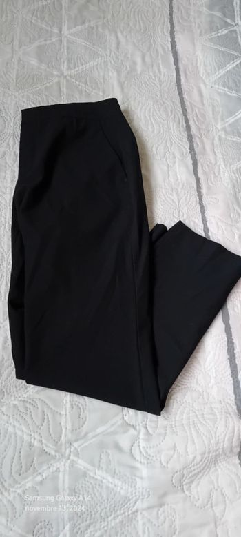 Pantalon léger habillé coupe droite noir femme XS zara