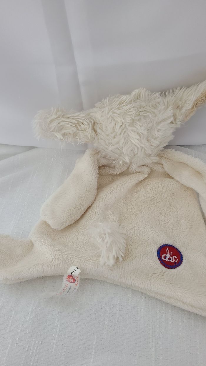 Les petites marie DBS Doudou plat Marcel Etienne mouton blanc - photo numéro 4