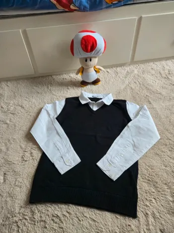 Pull chemise 2 en 1