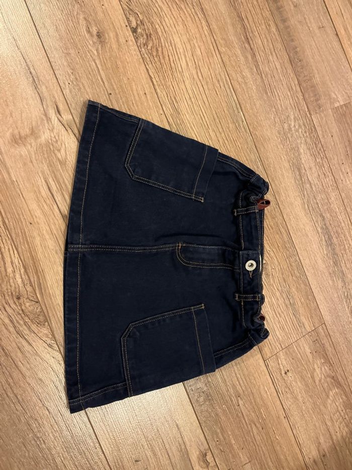 7/8 ans jupe Zara jeans épais bleu