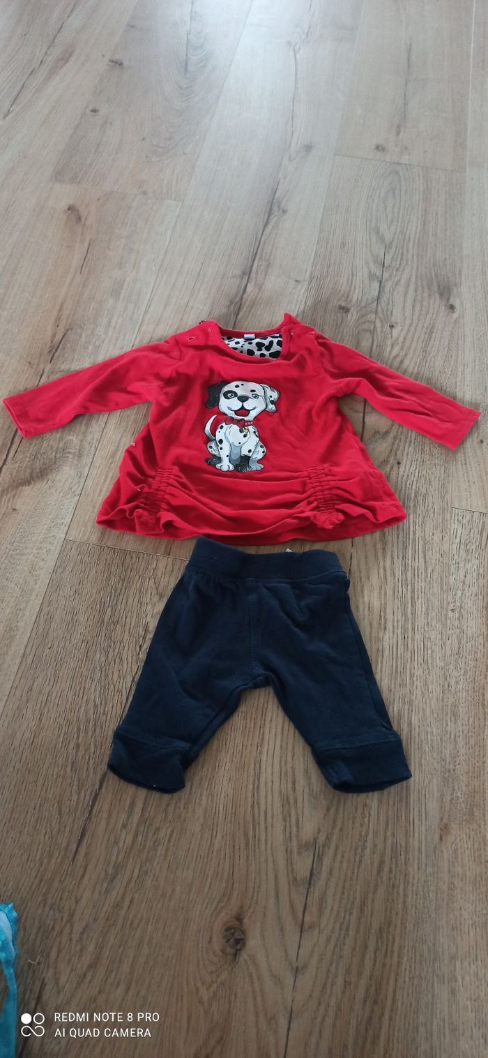 Ensemble fille 6 mois