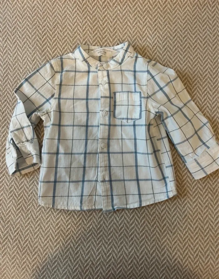 Lot t-shirt chemise 9 mois bébé - photo numéro 8