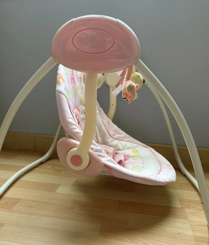 Balancelle bébé rose - photo numéro 9