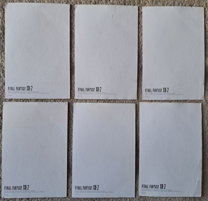 🎮 Lot de 6 cartes postales Final Fantasy XII-2 - photo numéro 2
