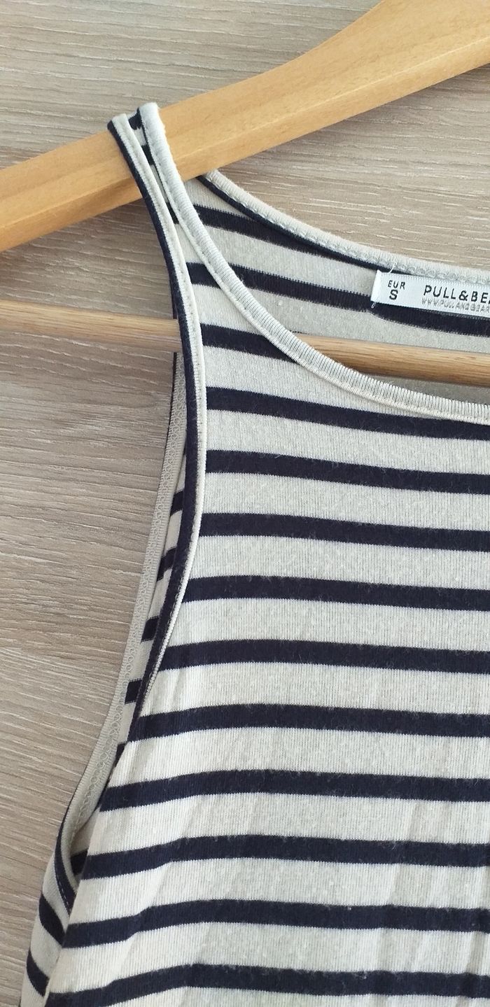 Robe sans manche à rayures - photo numéro 3