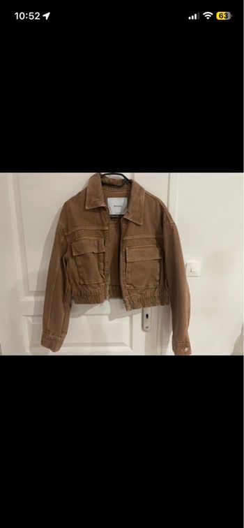 Veste en jean courte 