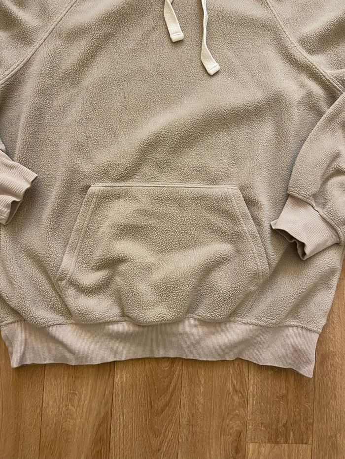 Sweat-shirt beige polaire M - photo numéro 5