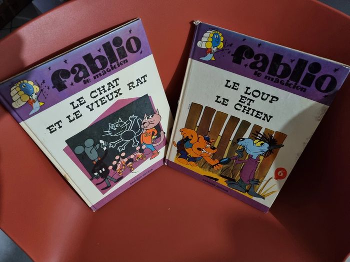 lot de deux bd dargaud Fablio le magicien tome 3 et 6