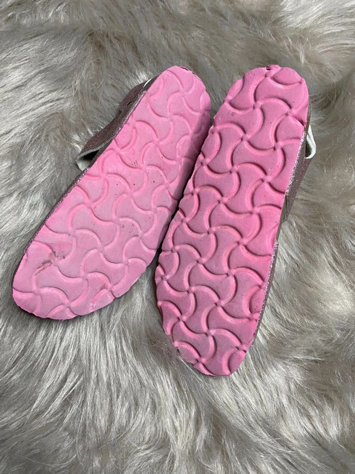 Sandales rose paillette - photo numéro 2