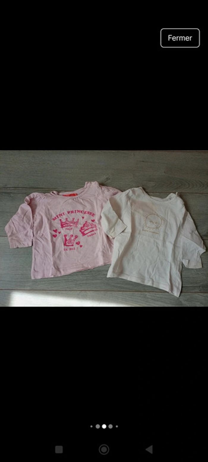 Lot de vêtements printemps été fille en taille 12 mois - photo numéro 8