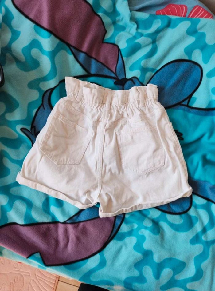 Short jeans blanc - photo numéro 3
