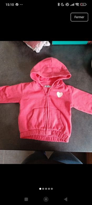 Gilet fille 12 mois 