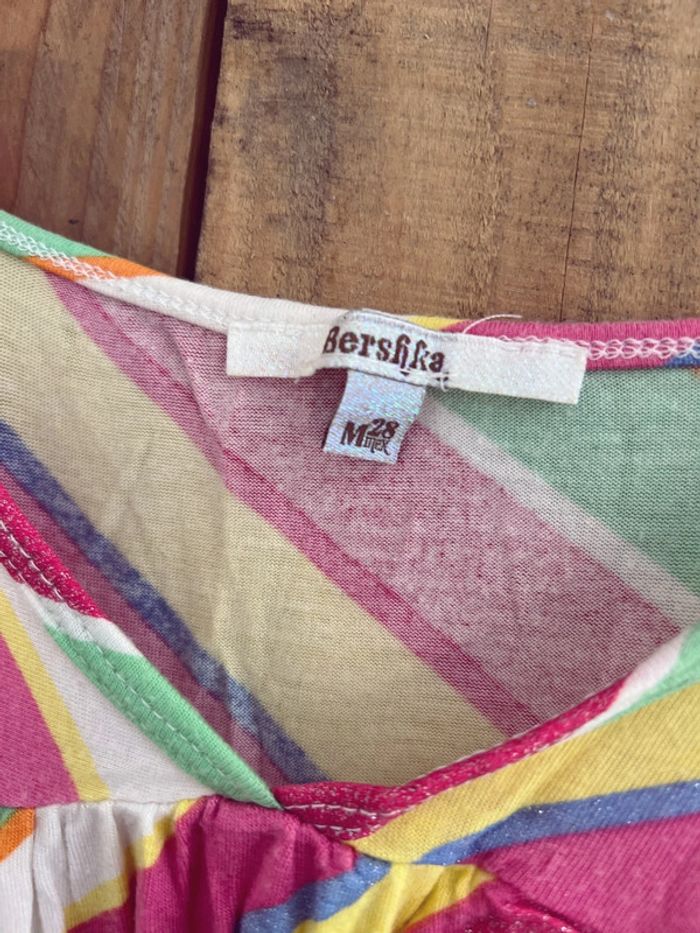 Débardeur à rayures multicolores femme - photo numéro 2