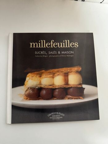 livre  millefeuilles sucrés salés et maison