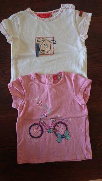 Lot 2 tee-shirts MC 3mois