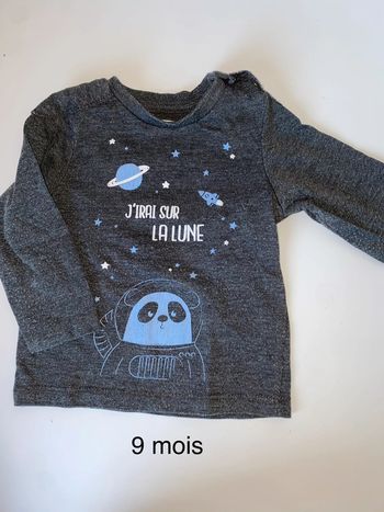 Tee shirt 9 mois