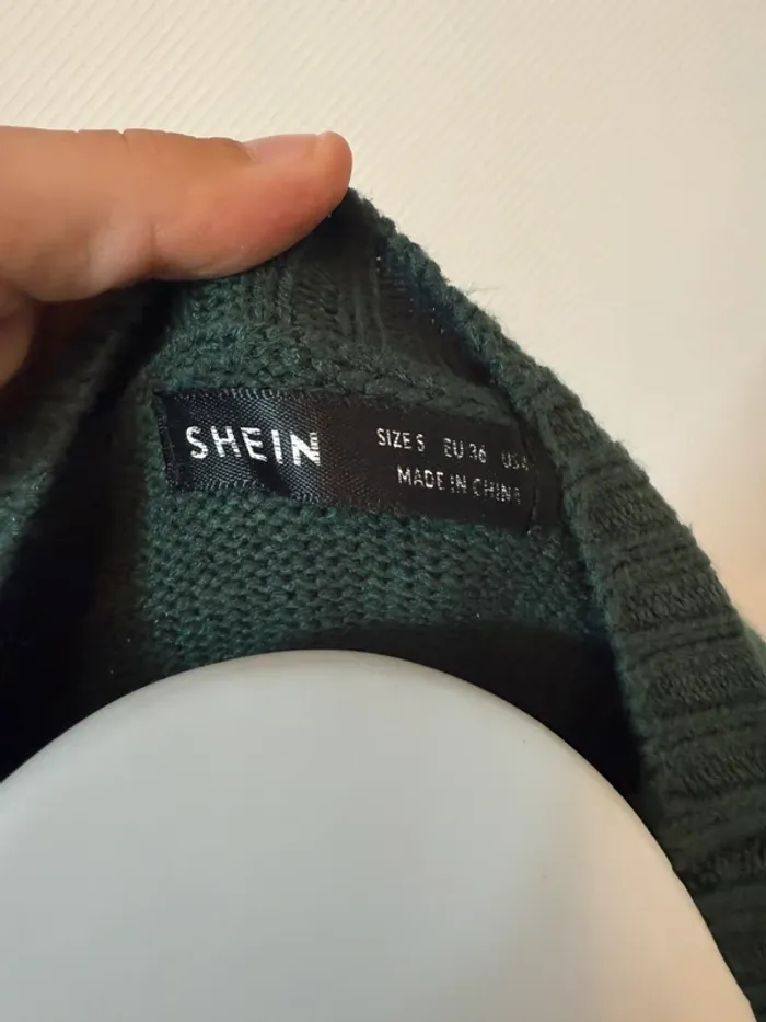 Pull vert en très bon état taille S SHEIN - photo numéro 7