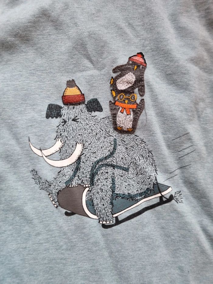 Tee shirt 9 ans col roulé - photo numéro 2