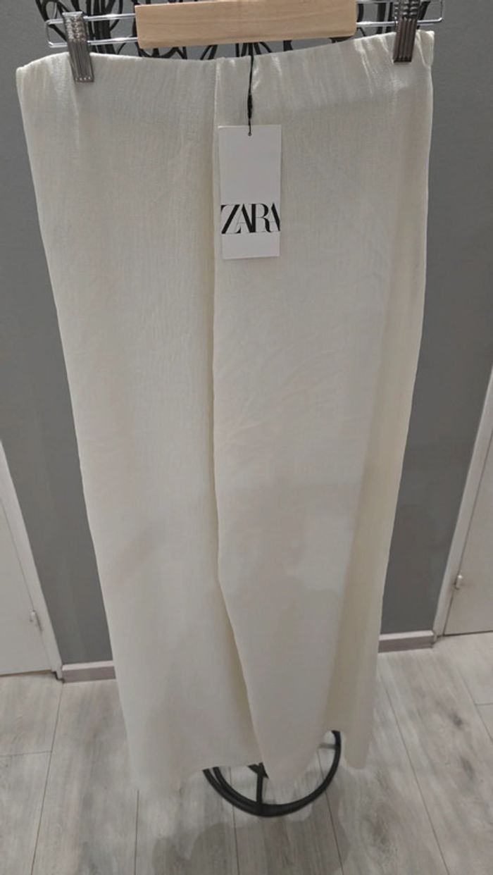 Pantalon large Zara Drapé devant - photo numéro 6