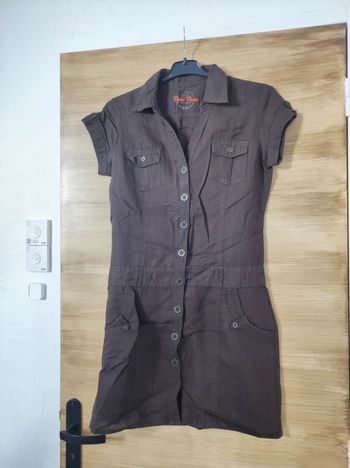 Robe courte cache cache 36 marron