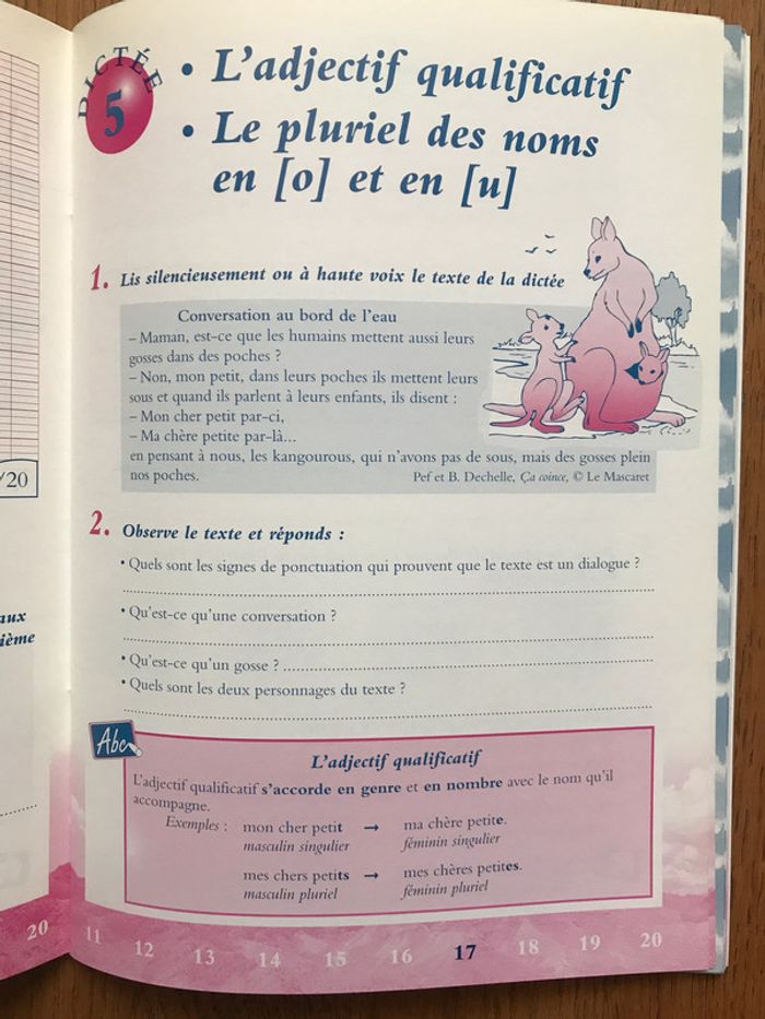 Fichier Dictées CE2 - avec corrigés détachables - photo numéro 4