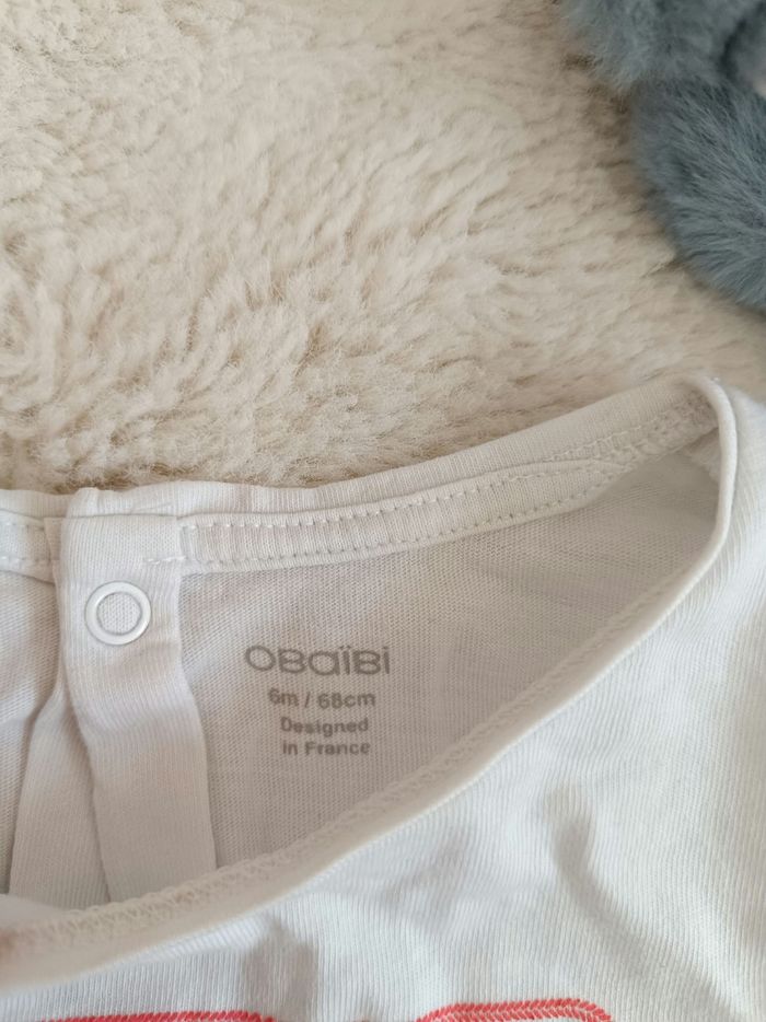 Tee shirt 6 mois obaibi - photo numéro 2