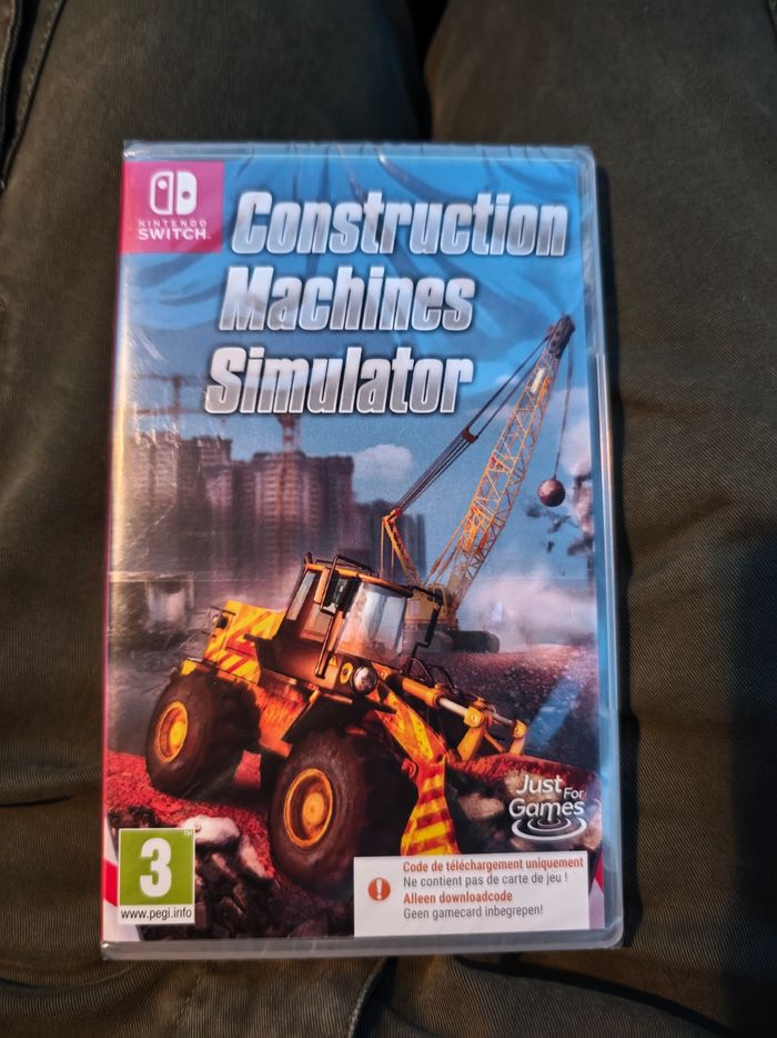 Jeux Nintendo switch cadeau de Noël construction machine simulator neuf sous blister neuf sous blister