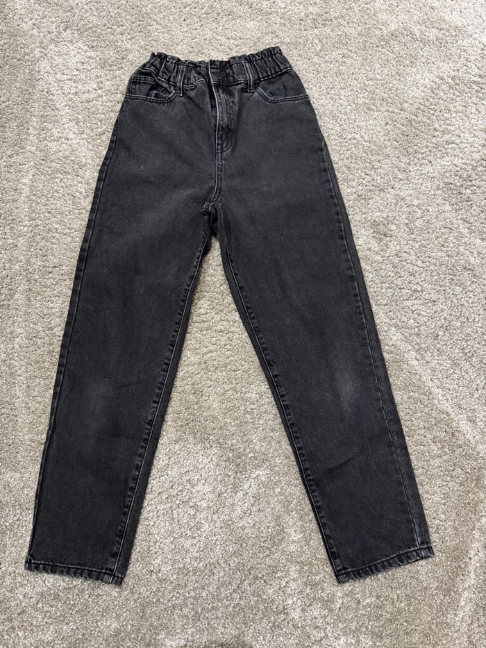 Jeans mom taille haute