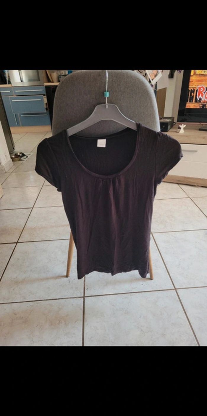 T-shirt marron
