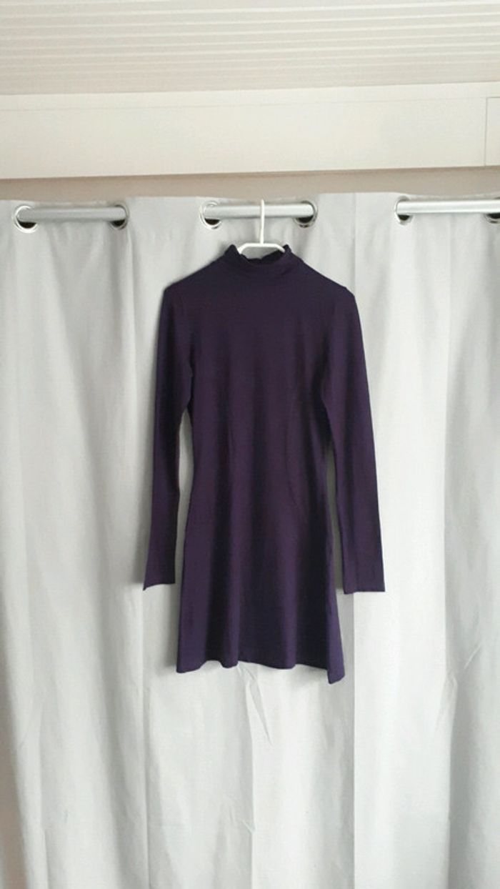 Robe pull mauve H&M 34-36