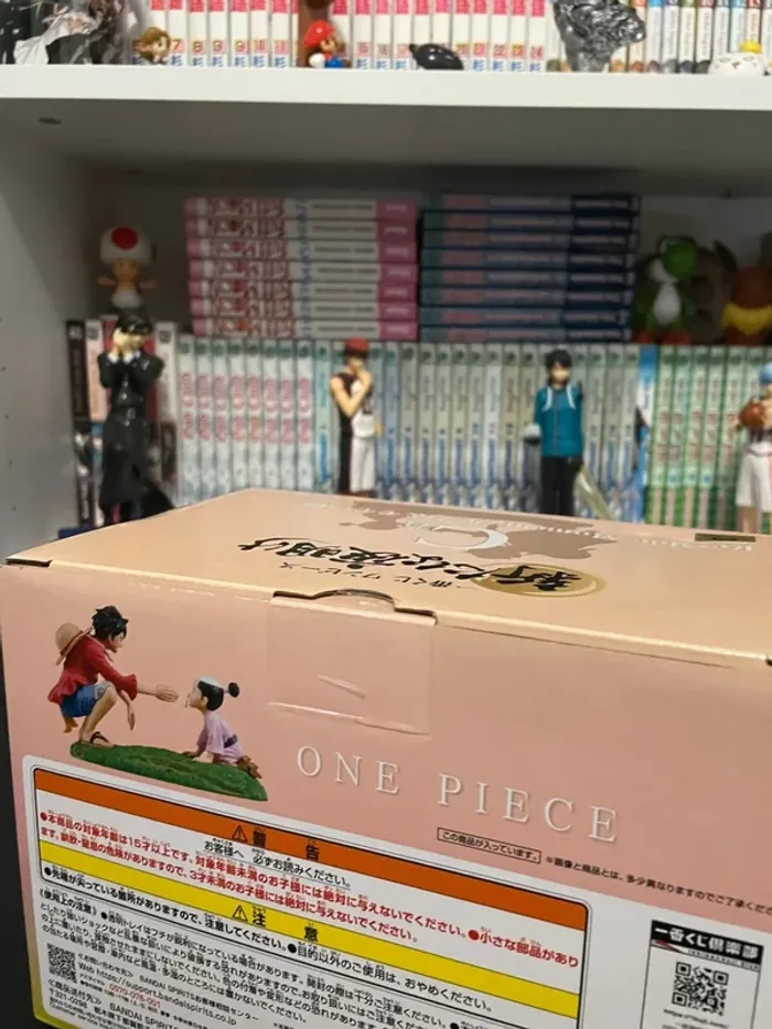 Figurine One Piece - Ichiban Kuji - Revible Moment - Lot C - Luffy & Momomo - photo numéro 4