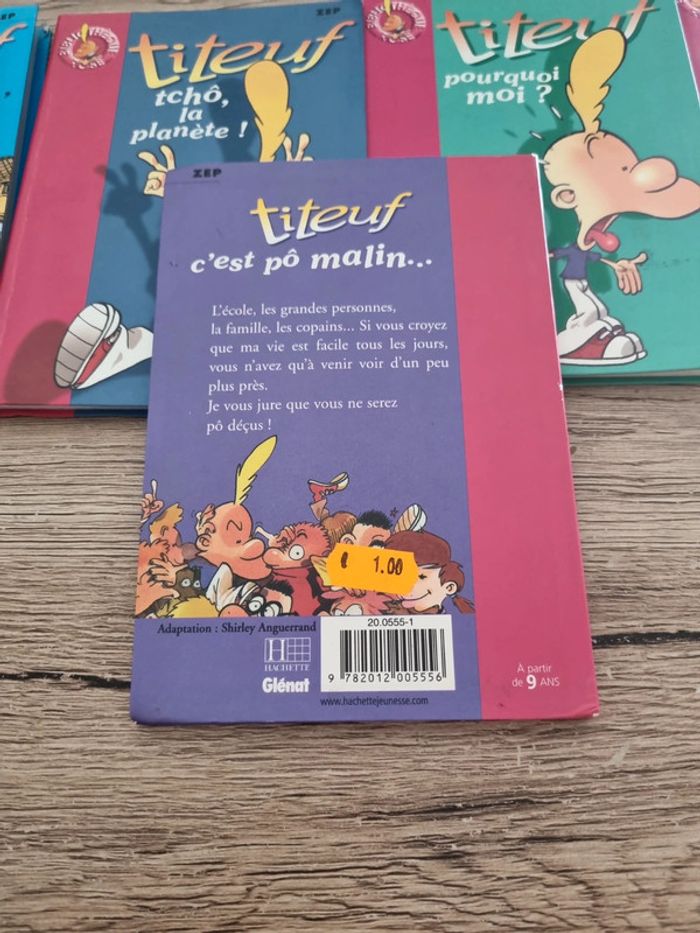 lot de 5 bd de poche titeuf zep - photo numéro 3