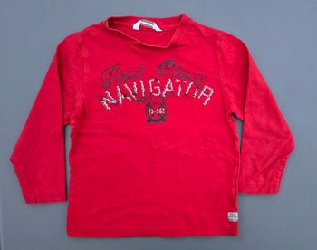 Tee-shirt ML 4 ans garcon 3 pommes