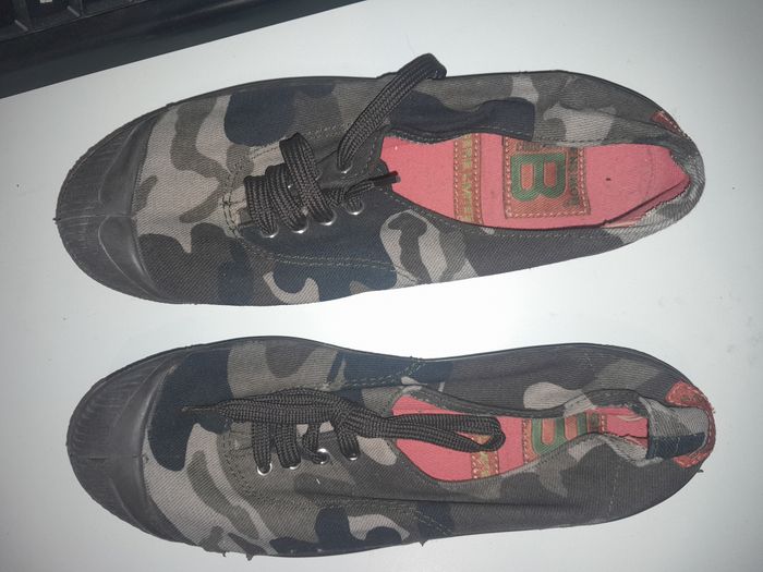 tennis bensimon camouflage militaire 36